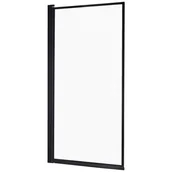 Parawany nawannowe - Parawan nawannowy MARCUS składany jednoczęściowy 80x140 czarny SEVANTE - miniaturka - grafika 1