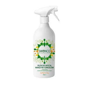 Swonco Swonco Płyn do mycia warzyw i owoców - 750 ml - Płyny do naczyń - miniaturka - grafika 1