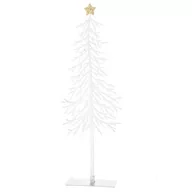 Ozdoby bożonarodzeniowe - Bożonarodzeniowa metalowa dekoracja Tree with star, 8 x 25 x 3,5 cm - miniaturka - grafika 1