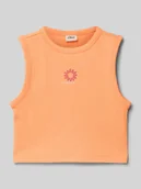 Koszulki dla dziewczynek - Top o kroju slim fit z dodatkiem bawełny - miniaturka - grafika 1