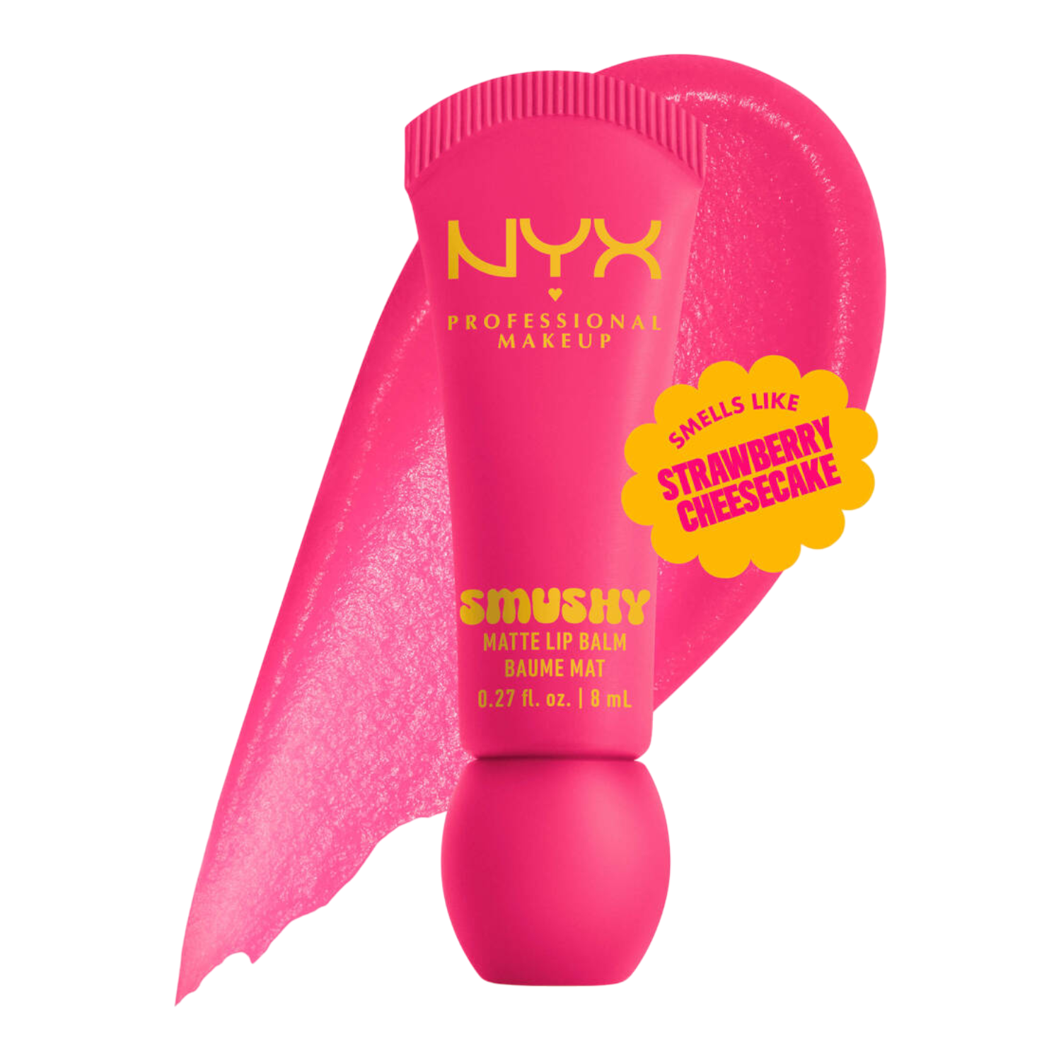 NYX Smushy Matte Lip Balm Pomadka do ust, Sweet Smack