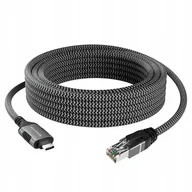 Pozostałe akcesoria sieciowe - Wytrzymały KABEL ADAPTER KARTA SIECIOWA USB-C RJ45 Szybki przesył 1Gbps 3m - miniaturka - grafika 1