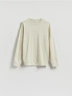 Koszulki męskie - Reserved - Gładki longsleeve - jasnozielony - miniaturka - grafika 1