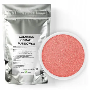 Galaretka O Smaku Malinowym W Proszku 250G - Galaretki - miniaturka - grafika 1