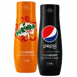 Syropy saturatora Sodastream Pepsi Max Mirinda x 2 - Syropy i koncentraty owocowe - miniaturka - grafika 1