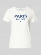 Koszulki i topy damskie - T-shirt o kroju regular fit z czystej bawełny - miniaturka - grafika 1