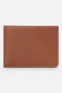 Średni męski portfel skórzany Nobo brązowy - Portfele - miniaturka - grafika 1