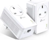Adaptery i przejściówki - Adapter powerline TP-Link AV1000 Gigabit Passthrough Powerline Starter Kit TL-PA7017PKIT - miniaturka - grafika 1