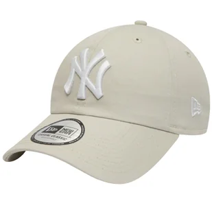 New Era 9TWENTY League Essentials New York Yankees Cap 60348843, Kobieta, Czapka z daszkiem, Beżowy - Czapki i chusty sportowe męskie - miniaturka - grafika 1