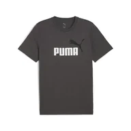 Koszulki sportowe męskie - Męska koszulka Essentials z dwukolorowym logo No. 1 PUMA Dusky Gray - miniaturka - grafika 1