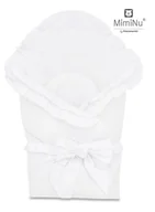 Rożki i beciki - Kieczmerski Rożek niemowlęcy z kokardą BIANCOLINE BIAŁY - miniaturka - grafika 1