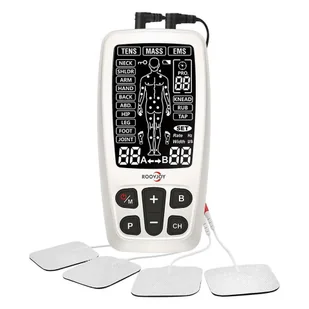 Dwukanałowy Elektrostymulator Do Terapii Mięśni I Nerwów Tens Ems - Stoły i łóżka do masażu - miniaturka - grafika 1