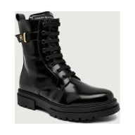 Buty dla dziewczynek - Tommy Hilfiger Botki z dodatkiem skóry - miniaturka - grafika 1