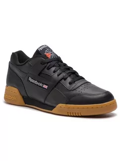 Buty sportowe męskie - Reebok WORKOUT PLUS CN2127 czarny - grafika 1