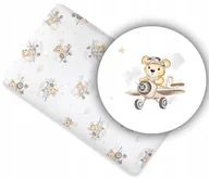 Prześcieradła dla dzieci - PRZEŚCIERADŁO BAWEŁNIANE DO DOSTAWKI 90x50 WZORY! - miniaturka - grafika 1