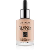 Podkłady do twarzy - Catrice HD Liquid Coverage podkład w płynie 020 Rose Beige 30ml - miniaturka - grafika 1