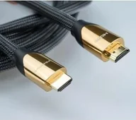 Kable komputerowe i do monitorów - Kabel Roline HDMI - HDMI 2m złoty JAB-3027869 - miniaturka - grafika 1