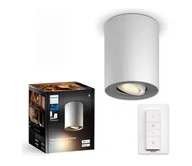 Lampy sufitowe - Philips - LED Ściemnialne oświetlenie punktowe Hue PILLAR 1xGU10/4,2W/230V + pilot białe - miniaturka - grafika 1