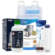 Akcesoria i części do ekspresów do kawy - Zestaw Delonghi Aqualogis AL-S002, Odkamieniacz EcoDecalk 500ml, Latteo 1000ml - miniaturka - grafika 1