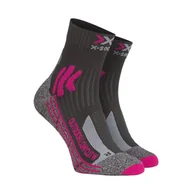 Skarpetki damskie - Skarpety trekkingowe damskie X-Socks Trek Outdoor Low Cut 4.0 - miniaturka - grafika 1