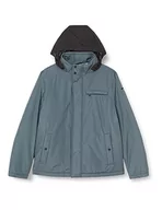 Kurtki męskie - Geox Męska kurtka Vincit, czarny/jasnoszary., 56 - miniaturka - grafika 1