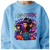 Bluzy dla dziewczynek - BLUZA DZIECIĘCA HUNTRIX HALLOWEEN 110-116 BAWEŁNIANA JAKOŚĆ - miniaturka - grafika 1