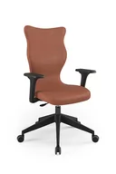 Fotele i krzesła biurowe - Entelo, Krzesło obrotowe Nero Vega 02 rozm. 7, Brązowy - miniaturka - grafika 1