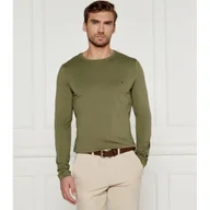 Koszulki męskie - Tommy Hilfiger Longsleeve | Slim Fit | stretch - miniaturka - grafika 1