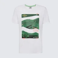 Koszulki męskie - UMBRO T-SHIRT UMBRO GRAPHICS B LOGO WHITE - Umbro - miniaturka - grafika 1