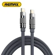 Kable USB - KABEL REMAX WEFON SERIES 100W ZINC ALLOY USB-C/USB-C RC-C055 GREY - miniaturka - grafika 1