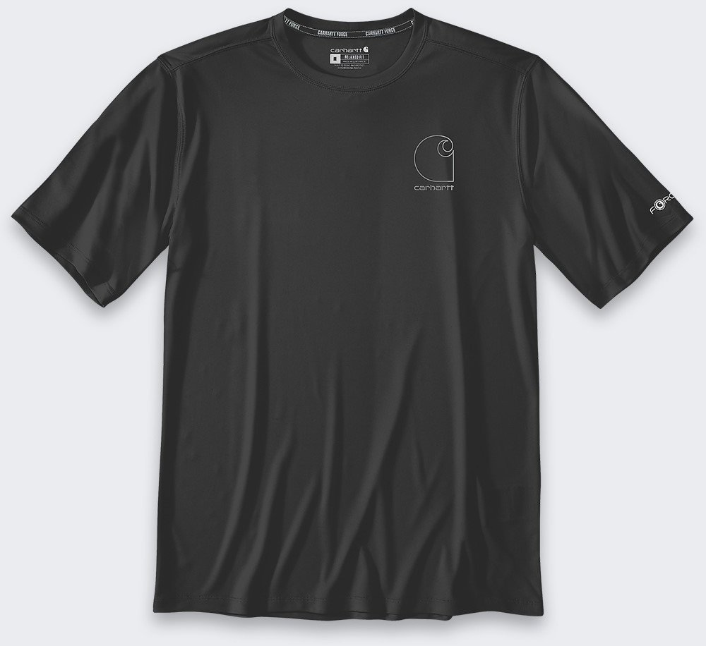 Koszulka Sun Defender Lightweight Logo SS Black