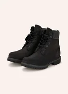 Botki damskie - Timberland Botki Sznurowane Premium 6-Inch schwarz - miniaturka - grafika 1