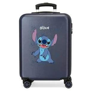 Joumma Disney Happy Stitch Kabina Walizka Niebieski 38x55x20 cms Sztywne ABS Zamknięcie kombinowane boczne 35L 2 kg 4 Podwójne Koła Bagaż Ręczny, niebieski, Walizka kabinowa - Moda i Uroda OUTLET - miniaturka - grafika 1