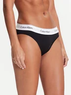 Majtki damskie - Calvin Klein Underwear Figi klasyczne LV00QF8520 Czarny - miniaturka - grafika 1