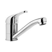 Baterie umywalkowe - Bateria umywalkowa z ruchomą wylewką Perea chrom Invena - miniaturka - grafika 1