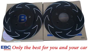 Tylne klocki YellowStuff + NACINANE tarcze hamulcowe EBC seria BSD Ford Mustang 2005-2014 - Tarcze hamulcowe - miniaturka - grafika 6