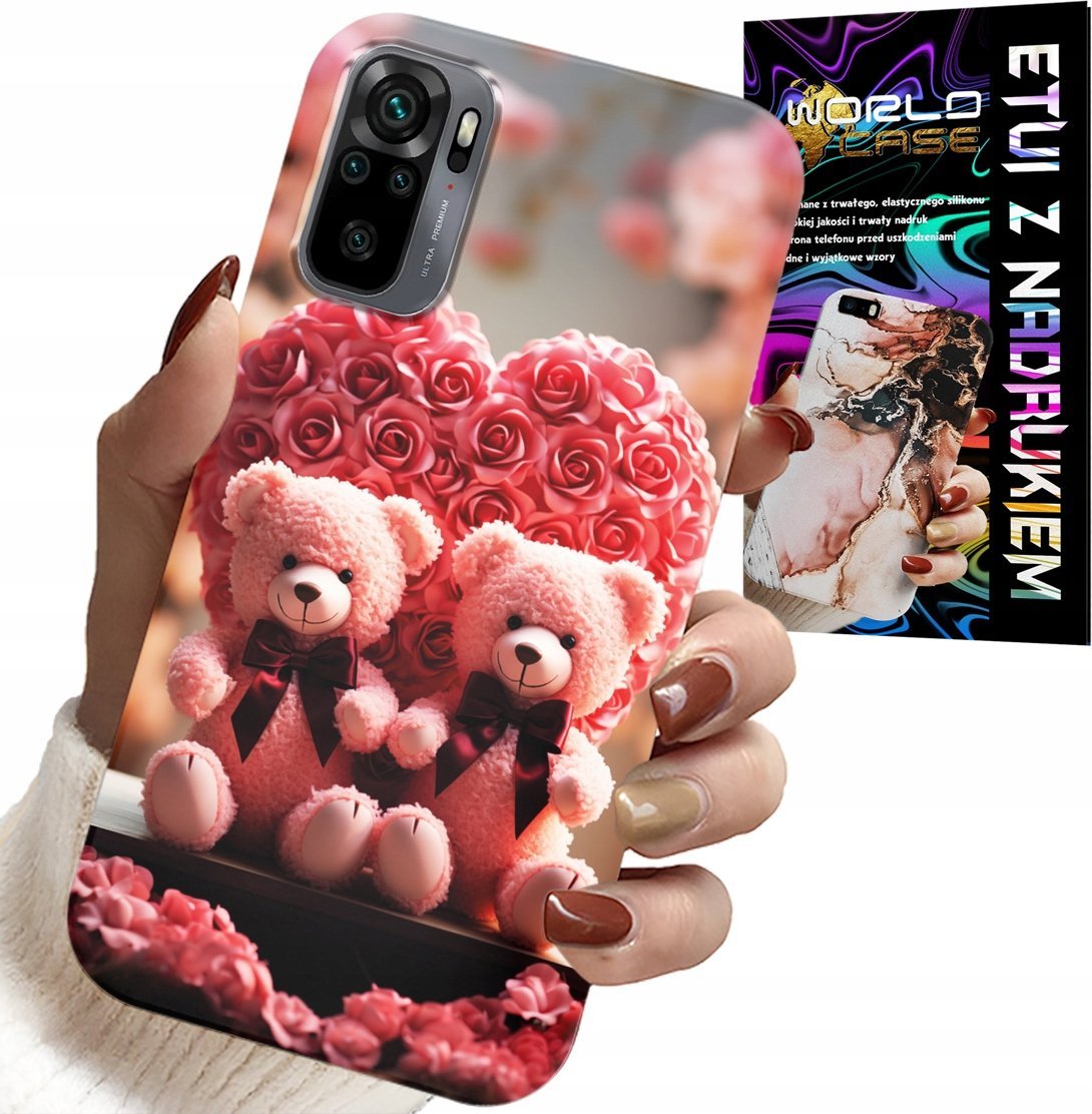 ETUI DO XIAOMI NOTE 10 / 10S - RODZINKA RÓŻANYCH MISIÓW SERCE + SZKŁO