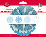 Zabawki kreatywne - Piankowe płatki śniegu 13,5cm mix 8szt - miniaturka - grafika 1