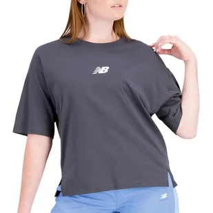 Koszulka New Balance WT31511ACK - czarna - Koszulki sportowe damskie - miniaturka - grafika 1