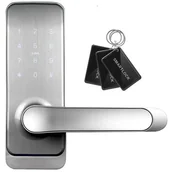 Systemy inteligentnych domów - Klamka EURA ELH-51H4 Srebrny - miniaturka - grafika 1