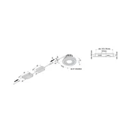 Oprawy, klosze i abażury - Hera Reflektor wpuszczany LED Eco SR 68 chrom matowy 2 700 K Ø 8,5 cm aluminium - miniaturka - grafika 1