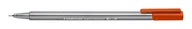 Cienkopisy - Staedtler, Cienkopis trójkątny triplus, pomarańczowy kalahari, 0.3 mm - miniaturka - grafika 1