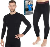 Pozostała odzież narciarska - BIELIZNA TERMOAKTYWNA Z MERINO WOOL Komplet BRUBECK WEŁNIANY ACTIVE WOOL M - miniaturka - grafika 1