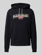 Bluzy męskie - Bluza z kapturem i nadrukiem z logo model ‘AYLMER’ - miniaturka - grafika 1