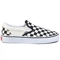 Trampki męskie - Trampki Męskie Damskie Unisex Modne Stylowe Sportowe Czarno Białe Wygodne Lekkie Wsuwane Vans V98CLA Slip ON 0001 41 - miniaturka - grafika 1