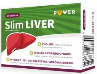 SlimLIVER, trawienie, odchudzanie, PUWER, 30 tab - Układ pokarmowy - miniaturka - grafika 1