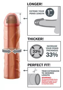 Fantasy X Fantasy X Fx Perefct 1' Extension - Nakładka na penisa - Pozostałe gadżety erotyczne - miniaturka - grafika 2