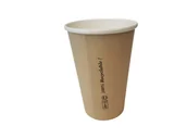 Naczynia i sztućce jednorazowe - Kubki papierowe jednorazowe kraftowe 400ml 50szt - miniaturka - grafika 1