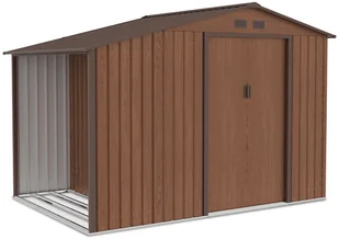 Domek Ogrodowy Drewutnia Madison 278X191Cm Walnut - Hardmaister - Altany ogrodowe - miniaturka - grafika 1