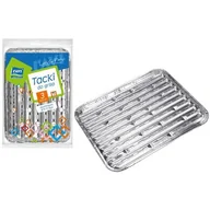 Naczynia i sztućce jednorazowe - Tacki aluminiowe Simple Solutions 3 sztuki 28 x 22 cm - miniaturka - grafika 1